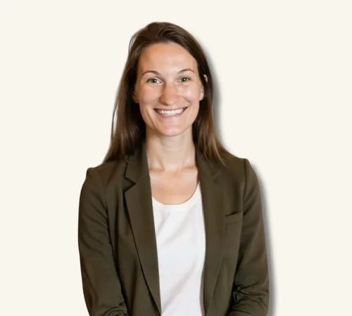 Portrait of Marianna Eanone in a blazer against a light background