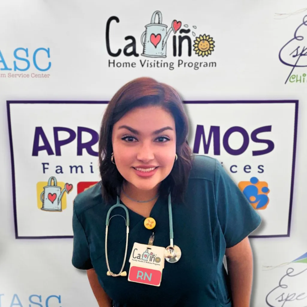 Registered Nurse Celeste Salcido of Cariño Family Health & Wellness at Aprendamos Family of Services