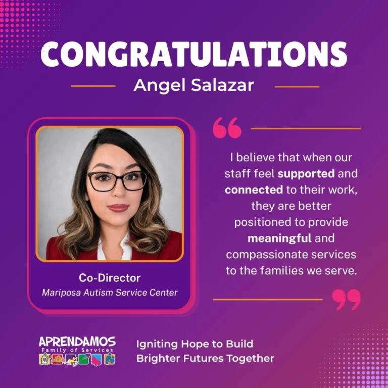 Angel Salazar, Co-Director of Mariposa Autism Service Center